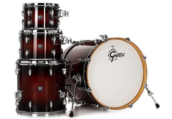 Gretsch Renown 4 Piece Drum Set (20/10/12/14) Cherry Burst RN2-E604-CB