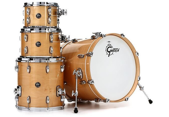 Gretsch Renown 4 Piece Drum Set (20/10/12/14) Gloss Natural RN2-E604-GN