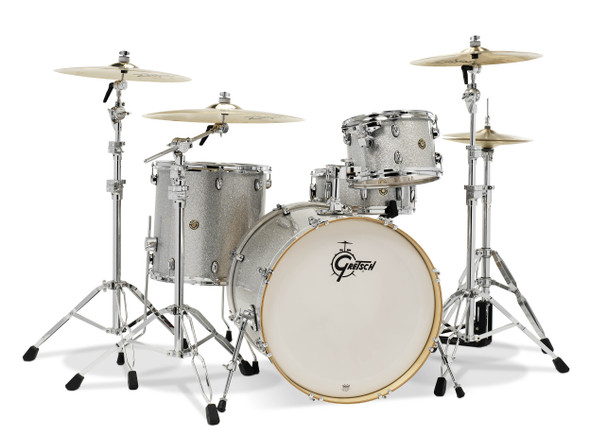 Gretsch Catalina Maple 4 PC Shell Pack 22/12/16/14 Silver Sparkle CM1-E824S-SS