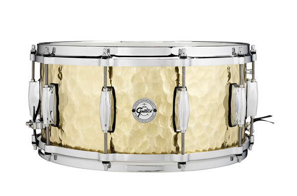 Gretsch Hammered Brass Snare Drum 6.5 x 14 S1-6514-BRH