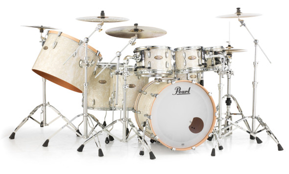 STS2414BX/C405 Pearl Session Studio 24x14 Bass Drum NICOTINE WHITE MARINE PEARL