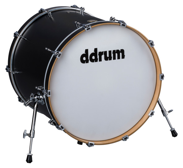 ddrum Dios Maple 20x20 Bass Drum Satin Black DS MP BD 20X20 SB