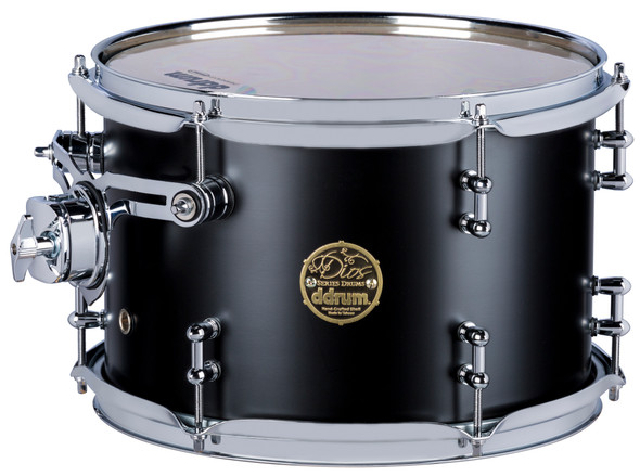 ddrum Dios Maple 9x13 Rack Tom Satin Black Rack Tom Drum DS MP TT 9X13 SB