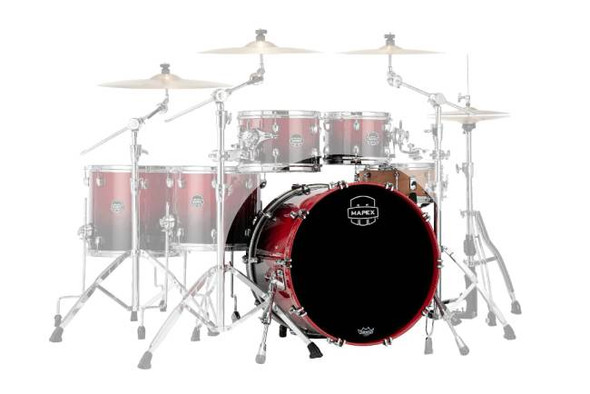 Mapex Saturn Bass Drum 18x14 (No Mount) Scarlet Fade SRB1814ARQ