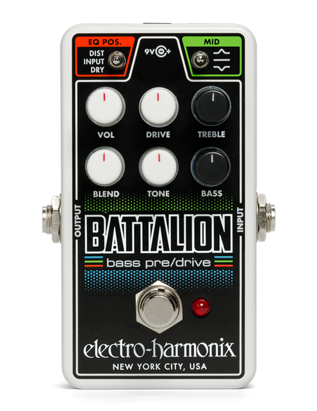 Electro-Harmonix Nano Battalion Bass Preamp & Overdrive