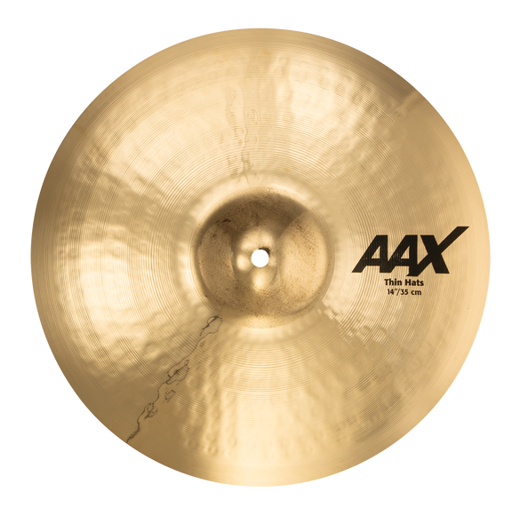 Sabian 14" AAX Thin Hi-Hat Bottom Only Cymbal 21401XC/2|Sabian Cymbals at Drummersuperstore.com