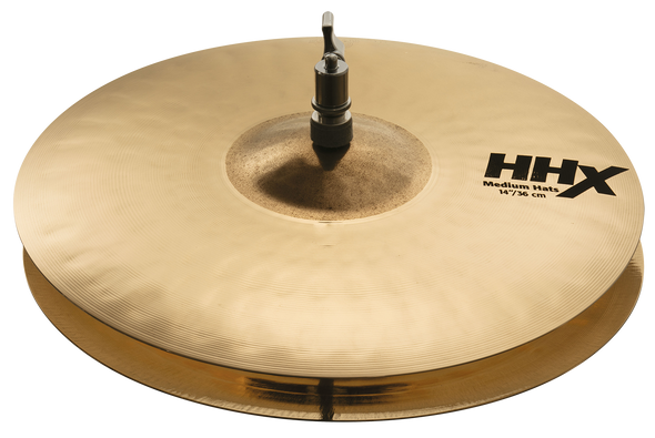 Sabian 14" HHX Medium Hi-Hat Bottom Only Brilliant Cymbal 11402XMB/2|Sabian Cymbals at Drummersuperstore.com