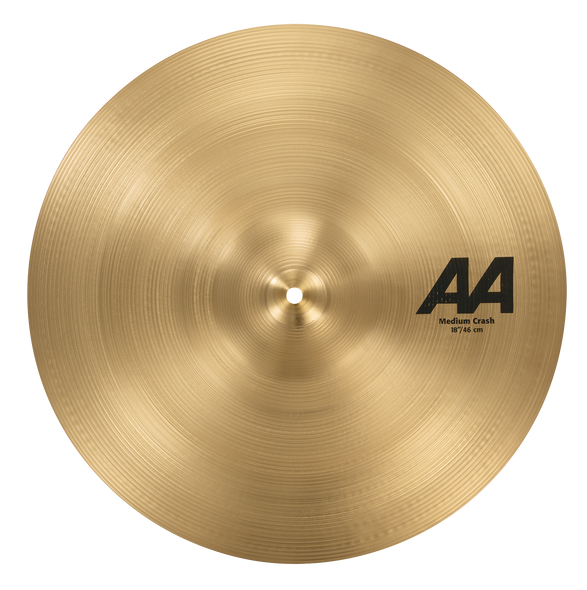 Sabian 18" AA Medium Crash Cymbal 21808|Sabian Cymbals at Drummersuperstore.com