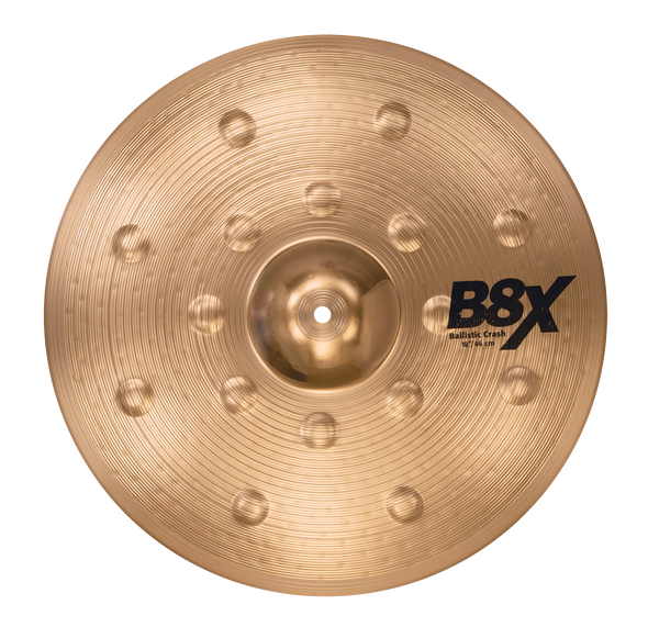 Sabian 18 B8X Ballistic Crash Cymbal 418BCX|Sabian Cymbals at Drummersuperstore.com
