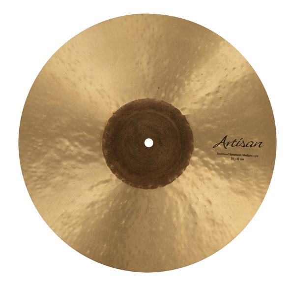 Sabian 16" Artisan Traditional Symphonic Medium Light Cymbal A1656|Sabian Cymbals at Drummersuperstore.com