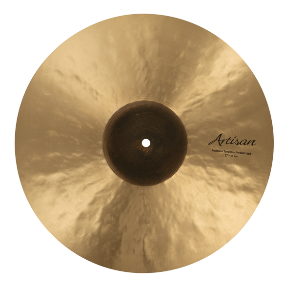 Sabian 17" Artisan Traditional Symphonic Medium Light Cymbal A1756|Sabian Cymbals at Drummersuperstore.com