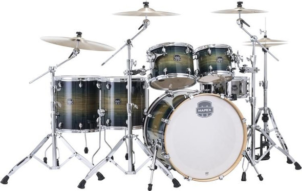 Mapex Armory Series Studioease 6pc Shell Pack Fast Toms Rainforest Burst AR628SFUCET