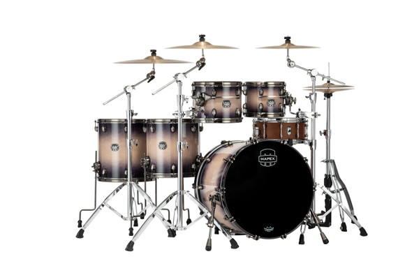 Mapex Saturn Evolution Workhorse 5pc Maple Shell Pack No Snare Exotic Violet Burst SE628XMBPZ