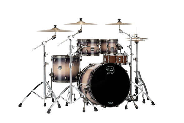 Mapex Saturn Evolution Classic 4pc Maple Shell Pack No Snare Exotic Violet Burst SE529XEMBPZ