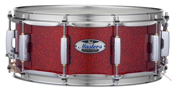 Masters Maple Complete 4-pc. Shell Pack in Vermillion Sparkle (346) Lacquer Finish