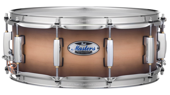 Pearl Masters Maple Complete 14"x5.5" snare drum SATIN NATURAL BURST MCT1455S/C351