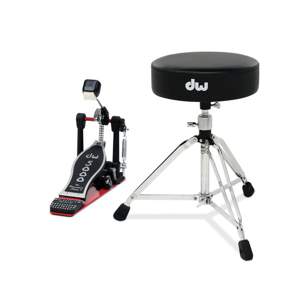 DW 5000 Hardware Pack with 5000 Single Pedal and Throne DWCP5000PK1