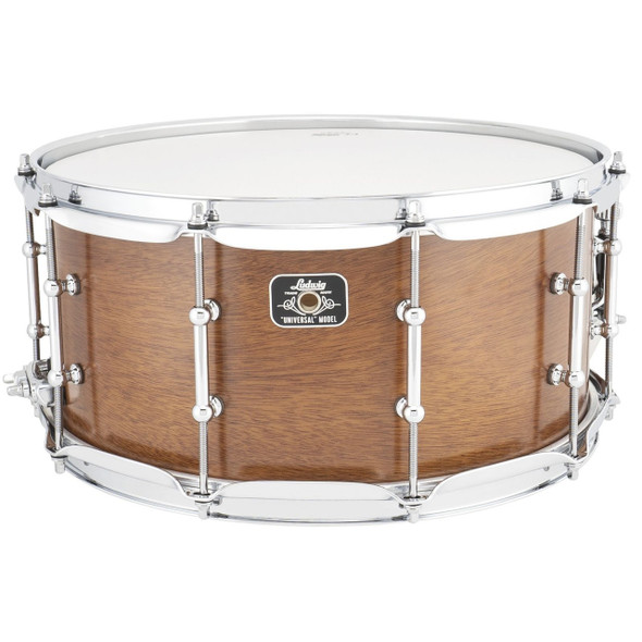 Ludwig  6.5x 14 Universal Mahogany Snare Drum LU6514MA - Front View