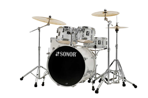 Sonor AQ1 Stage 22" 5pc Shell in Pack Piano White AQ1-STAGEWMCPW