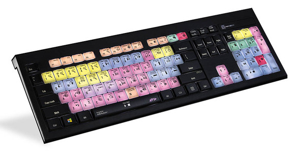 Media Composer Logickeyboard Astra Backlit Pc Keyboard