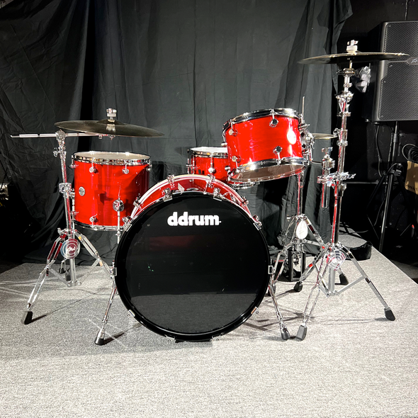 ddrum Reflex ELT Elite Drum Set One of a Kind Transparent Cherry Red