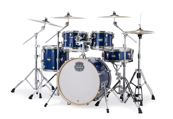 Mapex Mars Maple 20" 5pc Fusion Shell Pack in Midnight Blue MM504SFOD