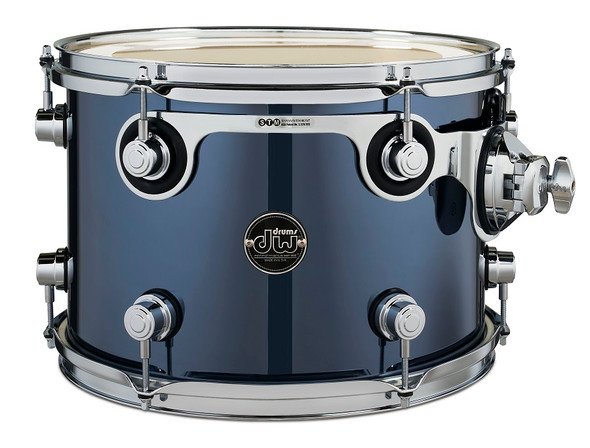 DW Perf tom drum 9x13, Chrome Shadow, STM DRPF0913STCH