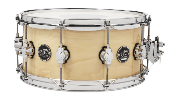 DW Perf snare drum 6.5x14 Natural Lacquer DRPL6514SSNA