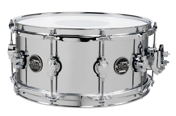 DW Perf 6.5x14 Chrome Over Steel snare drum DRPM6514SSCS