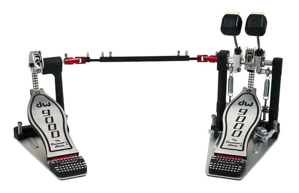 DW 9000 Series Double Bass Drum Pedal w/ Bag DWCP9002