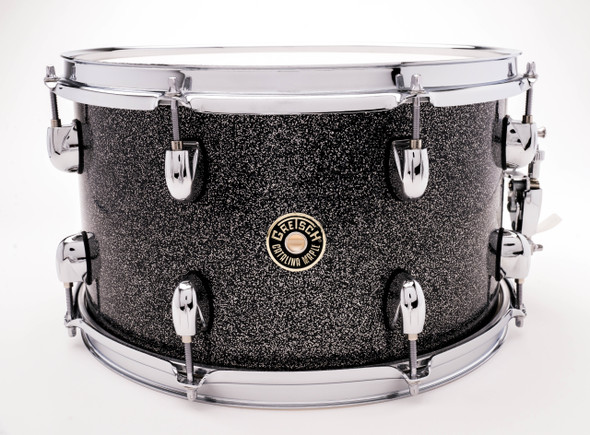 Gretsch Catalina Maple 8x14 Snare Black Stardust Drum CM1-0814S-BS