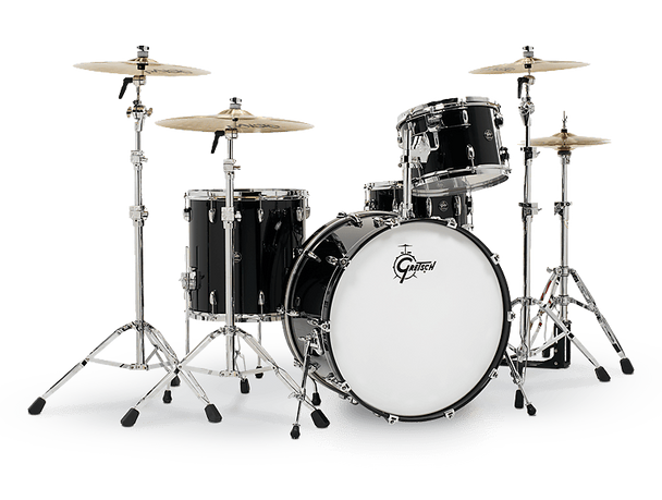 Gretsch Renown 4 Piece Drum Set (24/13/16/14sn) Piano Black RN2-R644-PB