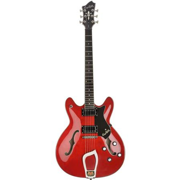 Hagstrom Viking Semi-Hollow Electric Guitar Wild Cherry Transparent VIK-WCT-U