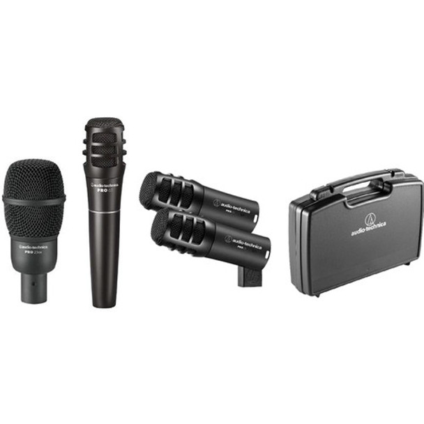 Audio-Technica PRO-DRUM4 Pro Series Drum Microphone 4 Piece Set