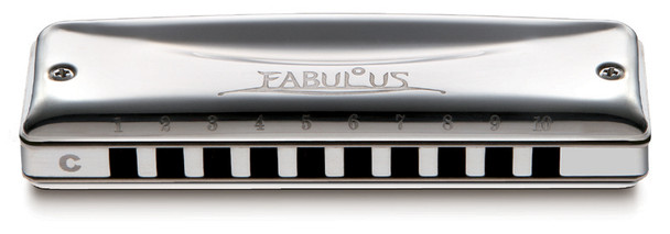 Suzuki Fabulous Series 10 Hole Diatonic - Equal Temperament Harmonica Key D