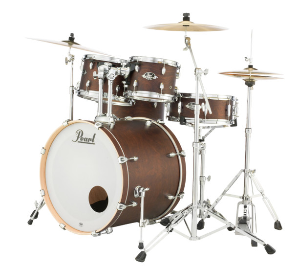 EXL1616F/C220 Pearl Export Lacquer 16"x16" Floor Tom SATIN BROWN