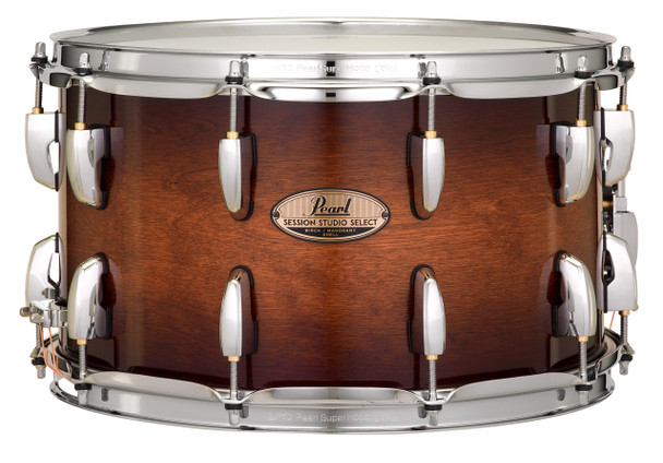 STS1480S/C314 Pearl Session Studio Select 14"x8" Snare Drum GLOSS BARNWOOD BROWN