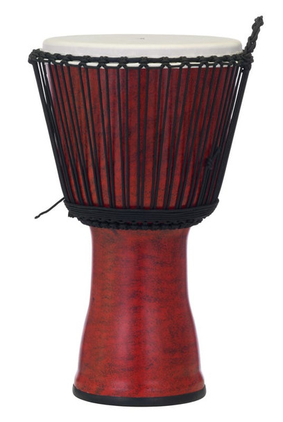 PBJVR14699 Pearl 14" Rope Tuned Djembe in #699 Molten Scarlet