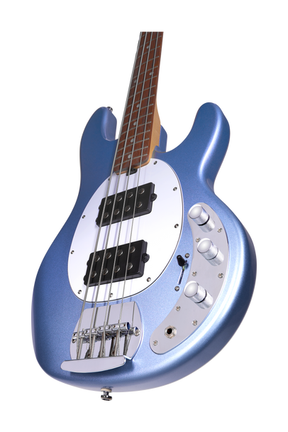 Sterling by Music Man StingRay HH, Lake Blue Metallic