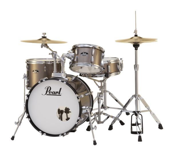 Pearl Roadshow Complete 4pc Drum Set w/Hardware and Cymbals, Bronze