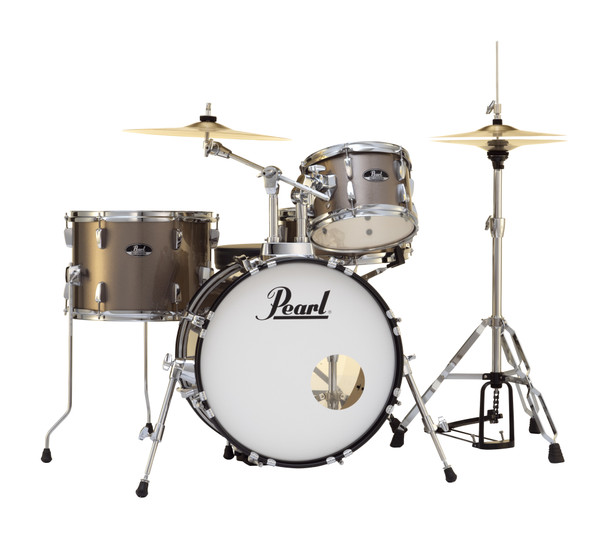 Pearl Roadshow Complete 4pc Drum Set w/Hardware and Cymbals, Bronze