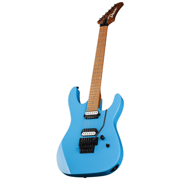 Dean MD 24 Floyd 6 String Electric Guitar Roasted Maple Neck Vintage Blue MD24 F RM VBL