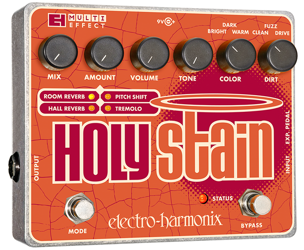 Electro-Harmonix Holy Stain Distortion / Reverb / Pitch / Tremolo Multi-Effect