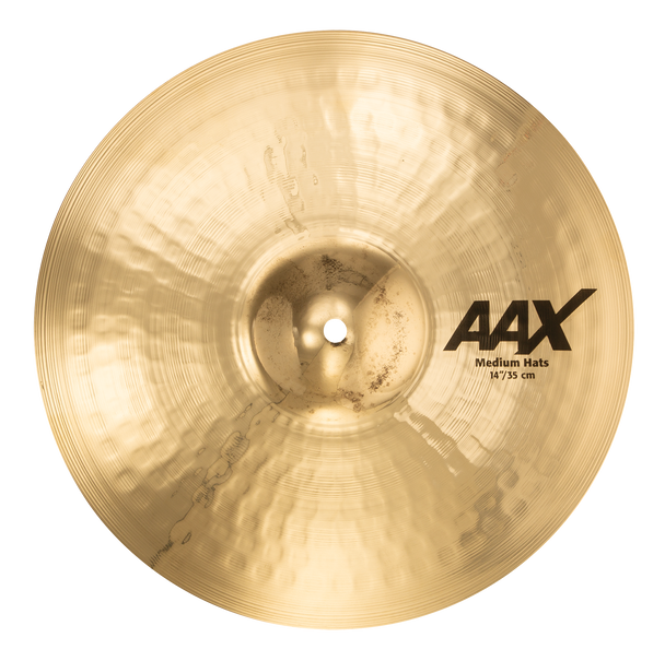 Sabian 14" AAX Medium Hi-Hat Bottom Only Brilliant Cymbal 21402XC/2B|Sabian Cymbals at Drummersuperstore.com