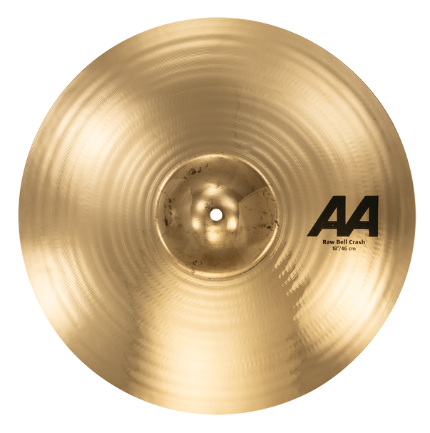 Sabian 18" AA Raw Bell Crash Brilliant Cymbal 2180772B|Sabian Cymbals at Drummersuperstore.com