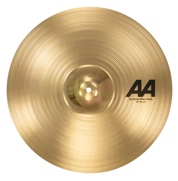 Sabian 18" AA Medium Thin Crash Brilliant Cymbal 21807B|Sabian Cymbals at Drummersuperstore.com