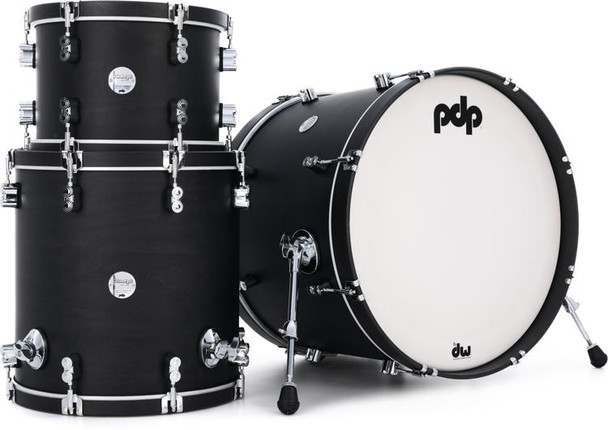 Classic Kit 22 Kick Ebony/Ebony Hoops