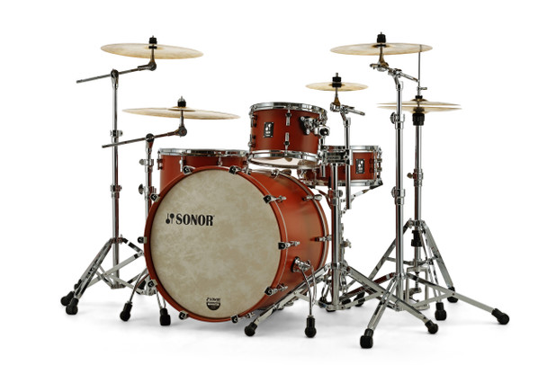 Second Image of SONOR SQ1 20 3-PC SHELL PACK-SATIN COPPER BROWN || Drummersuperstore