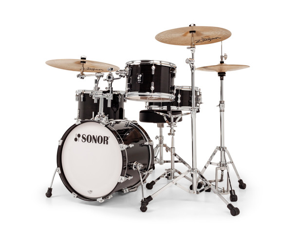 Second Image of SONOR AQ2 MAPLE BOP SET-Transparent Black || Drummersuperstore