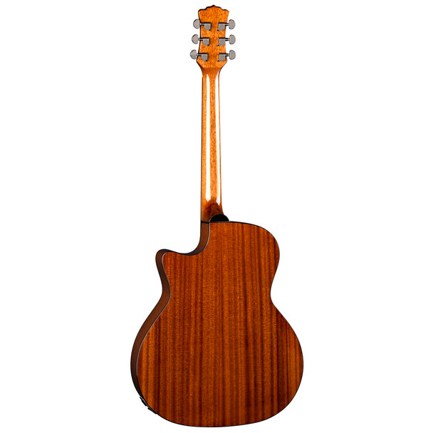 Luna Gypsy Series Exotic Zebrawood Acoustic/Electric Guitar